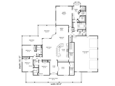 Floor Plan, 062H-0100