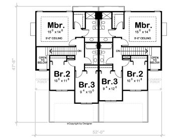 2nd Floor Plan, 031M-0097