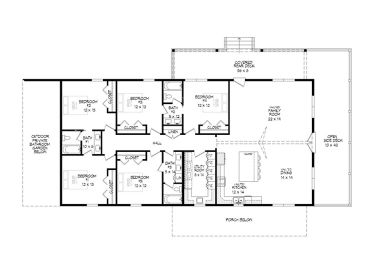 2nd Floor Plan, 062M-0006