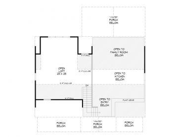 2nd Floor Plan, 062H-0060