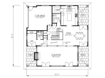 1st Floor Plan, 068H-0032
