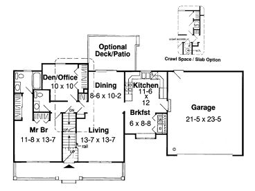 1st Floor Plan, 047H-0052