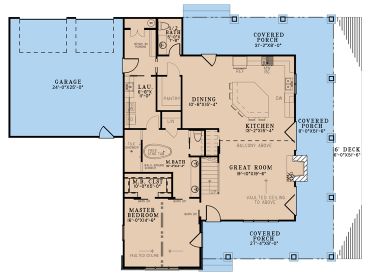 1st Floor Plan, 074H-0235