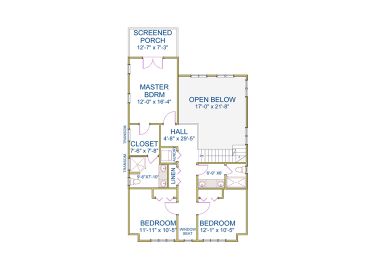 2nd Floor Plan, 067H-0052