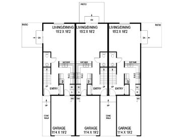 1st Floor Plan, 013M-0021