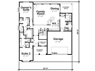 1st Floor Plan, 031H-0291