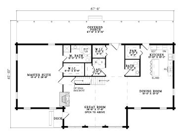 1st Floor Plan, 025L-0047