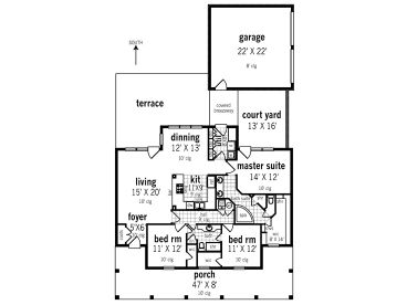 Floor Plan, 021H-0258