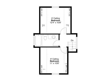 2nd Floor Plan, 051H-0382