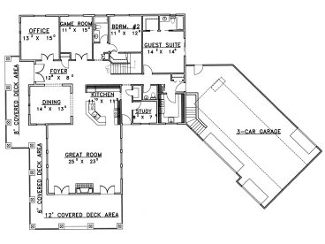 1st Floor Plan, 012H-0066