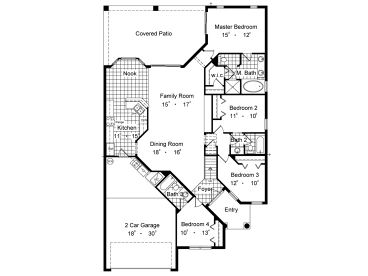 1st Floor Plan, 043H-0108