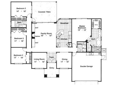 Floor Plan, 043H-0078