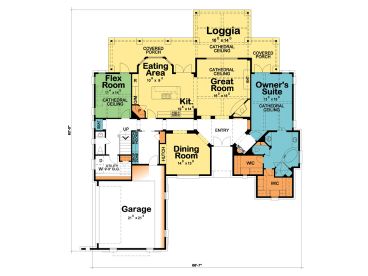 1st Floor Plan, 031H-0236