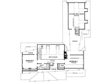 2nd Floor Plan, 063H-0033