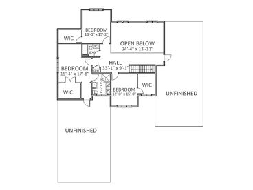 2nd Floor Plan, 067H-0039