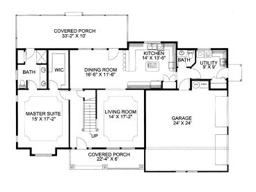 1st Floor Plan, 012H-0110