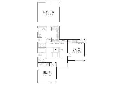 2nd Floor Plan, 034H-0421