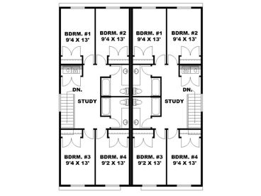 2nd Floor Plan, 012M-0007