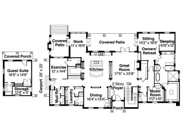 1st Floor Plan, 051H-0140