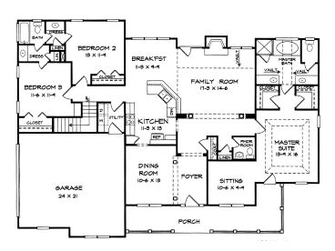 1st Floor Plan, 019H-0139