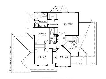 2nd Floor Plan, 035H-0056