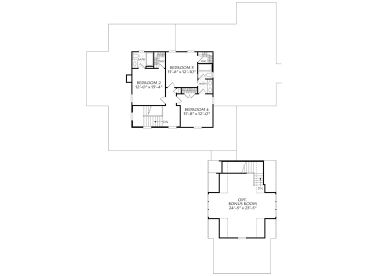 2nd Floor Plan, 086H-0108