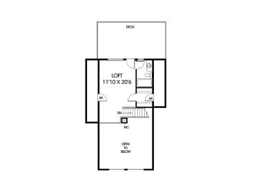 2nd Floor Plan, 013H-0004