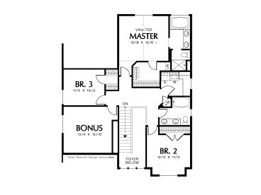 2nd Floor Plan, 034H-0104