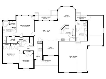 Floor Plan, 065H-0103