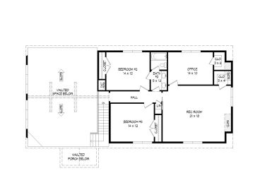 2nd Floor Plan, 062H-0351
