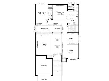1st Floor Plan, 052H-0006
