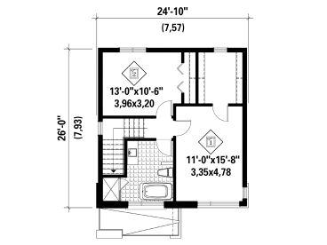 2nd Floor Plan, 072H-0172