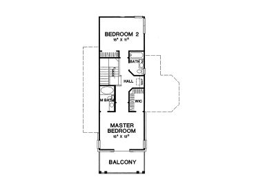 2nd Floor Plan, 036H-0044