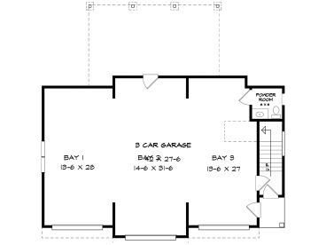 1st Floor Plan, 019G-0025