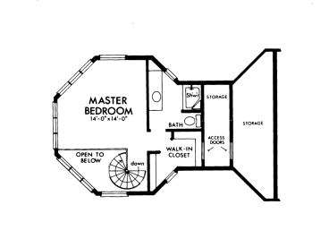 2nd Floor Plan, 022H-0016