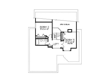 2nd Floor Plan, 022H-0071