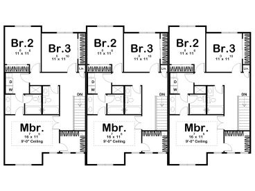 2nd Floor Plan, 050M-0030