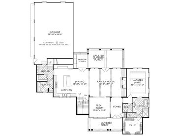 1st Floor Plan, 086H-0044