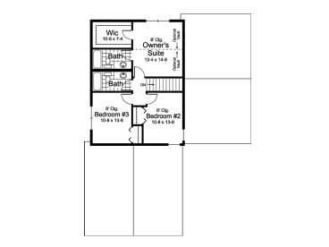 2nd Floor Plan, 023H-0162