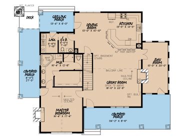 1st Floor Plan, 074H-0053