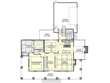 1st Floor Plan, 080H-0018