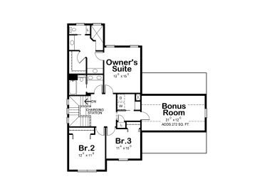 2nd Floor Plan, 031H-0269