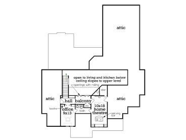 Opt. 2nd Floor Plan, 021H-0254