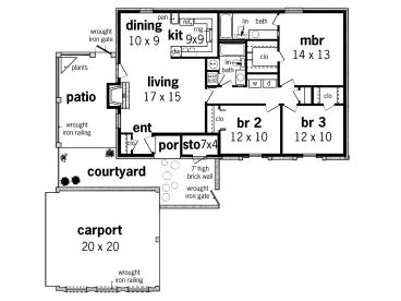 Floor Plan, 021H-0017
