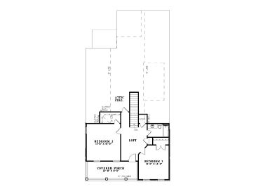2nd Floor Plan, 025H-0180