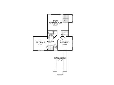 2nd Floor Plan, 036H-0022