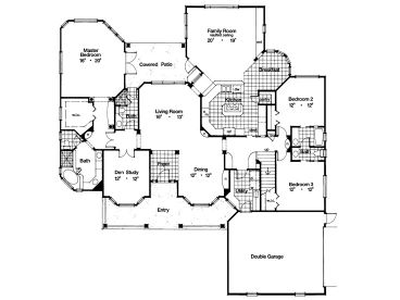 1st Floor Plan, 043H-0151