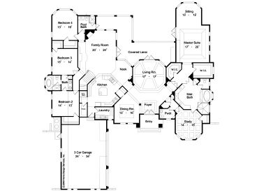 1st Floor Plan, 043H-0231