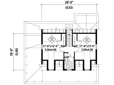 2nd Floor Plan, 072H-0217