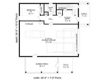 1st Floor Plan, 062G-0333